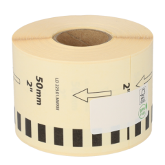 Brother DK-22223 kompatible Etiketten, 50mm x 30.48m, permanent, weiß