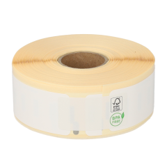 Dymo 1933084 kompatible Etiketten, 57mm x 32mm, 1000 Etiketten, permanent, weiß (Polypropylen)