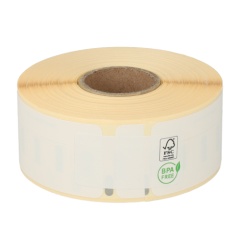 Dymo S0722550 kompatible Etiketten, 19mm x 51mm, 500 Etiketten, ablösbar, weiß