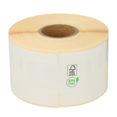 Dymo 11356 / S0722560 kompatible Etiketten, Format 89mm x 41mm, 300 Etiketten pro Rolle, permanent, weiß