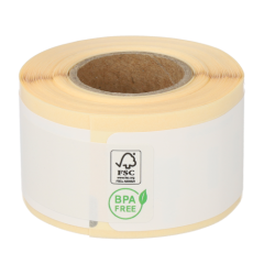 Dymo 1976411 kompatible Etiketten, 54mm x 25mm, 160 Etiketten, permanent, weiß (Polypropylen)