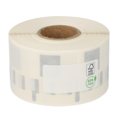 Dymo S0722410 kompatible Etiketten, 89mm x 36mm, 260 Etiketten, permanent, transparent