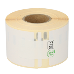 Dymo 99018 kompatible Etiketten, 190mm x 38mm, 110 Etiketten, ablösbar, weiß