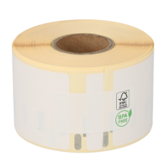 Dymo 99019 kompatible Etiketten, 190mm x 59mm, 110 Etiketten, ablösbar, weiß