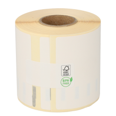 Dymo S0722480 kompatible Etiketten, 190mm x 59mm, 110 Etiketten, permanent, weiß