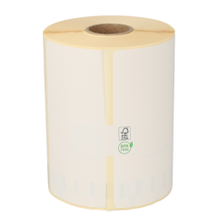 Dymo S0947420 kompatible Etiketten, 102mm x 59mm, 575 Etiketten, ablösbar, weiß