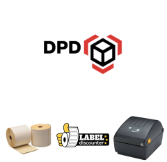Kombi-Paket DPD: Zebra ZD220D + 900 Etiketten 102mm x 150mm