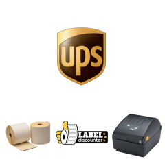 Kombi-Paket UPS: Zebra ZD220D + 900 Etiketten 102mm x 150mm