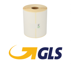 Zebra kompatible  GLS Versandetiketten 800264-605, Format 102mm x 150mm, 300 Etiketten, weiß, 25 Kern, permanent