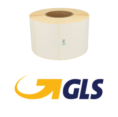Zebra GLS 800740-605 kompatible Versandetiketten, Format 102mm x 150mm, 900 Etiketten, weiß, 76 Kern, permanent