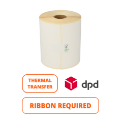 Zebra TTR  Thermotransfer Versandetiketten (800294-605) DPD, Format 102mm x 152mm, 300 Etiketten pro Rolle, 25 Kern