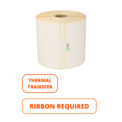 Zebra Z-Perform 1000T (800294-305) Kompatible Thermoetiketten, Transferpapier, 102mm x 76mm, 930 Etiketten, weiß, 25mm Kern, permanent