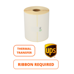 Zebra TTR  Thermotransfer Versandetiketten (800294-605) UPS, Format 102mm x 152mm, 300 Etiketten pro Rolle, 25 Kern