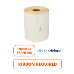 Zebra TTR  Thermotransfer Versandetiketten (800294-605) SendCloud, Format 102mm x 152mm, 300 Etiketten pro Rolle, 25 Kern