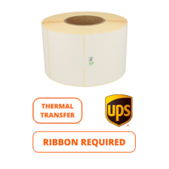 Zebra Z-Perform 1000T (87985) kompatible Thermoetiketten UPS, Transferpapier, 102mm x 152mm, 900 Etiketten, 76 Kern