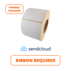 Zebra Z-Perform 1000T (87985) kompatible Thermoetiketten SendCloud, Transferpapier, 102mm x 152mm, 900 Etiketten, 76 Kern