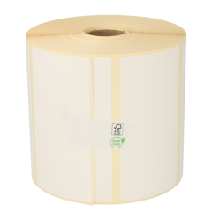 Zebra kompatible Etiketten, 100mm x 50mm, 1300 Etiketten, weiß, 25mm Kern, permanent