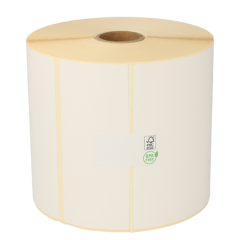 Sato P70011024820 kompatible Etiketten, 102mm x 102mm, 700 Etiketten, weiß, 25mm Kern, eco permanent