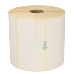 Bixolon 800264-155BIX kompatible Etiketten, Top permanent, 102mm x 38mm, 1790 Etiketten, weiß, 25mm Kern, 
