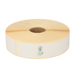 Bixolon 3007207BIX kompatible Etiketten, Top permanent, 25mm x 76mm, 930 Etiketten, weiß, 25mm Kern, 