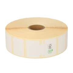 Bixolon 3007208-TBIX kompatible Etiketten, Top permanent, 31mm x 22mm, 2780 Etiketten, weiß, 25mm Kern, 