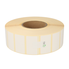 Zebra 3006324 kompatible Etiketten, 57mm x 32mm, 5087 Etiketten, weiß, 76mm Kern, permanent