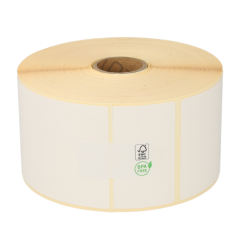 Zebra Z-Select 2000D Etiketten (3007209-T)  kompatibel, 57mm x 76mm, 930 Etiketten, weiß, 25mm Kern, permanent