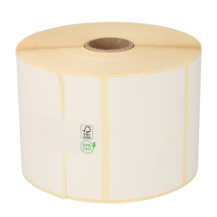 Bixolon 800283-205BIX kompatibel Etiketten, Eco permanent, 76mm x 51mm, 1370 Etiketten, weiß, 25mm Kern, 