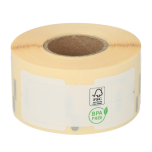 Dymo 11353 kompatible Etiketten, Format 25mm x 13mm, 1000 Etiketten pro Rolle, permanent, weiß