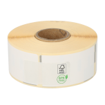 Dymo 99010/ S0722370 kompatible Etiketten Polypropylen (PP), Format 89mm x 28mm, 260 Etiketten pro Rolle, permanent, weiß