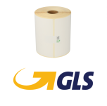 Zebra kompatible GLS Versandetiketten 800264-605, Format 102mm x 150mm, 300 Etiketten, weiß, 25 Kern, permanent
