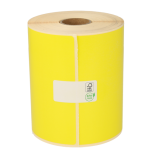 Zebra kompatible Etiketten, 102mm x 150mm, 280 Etiketten, 25mm Kern, permanent, gelb